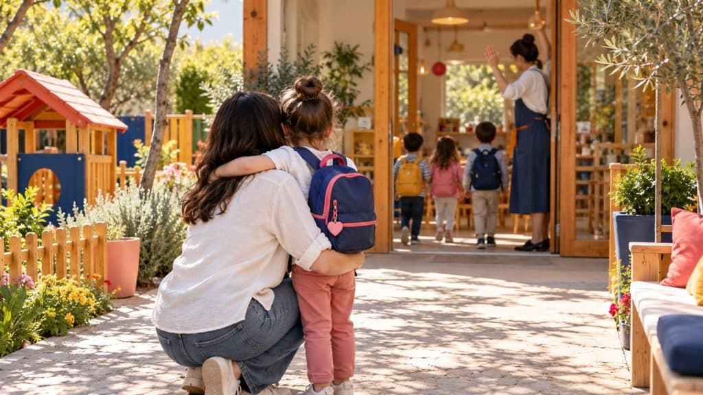 Öğleden sonra çocuklar dinlenirken öğretmen kitap okuyor – Maltepe Anka Anaokulu
